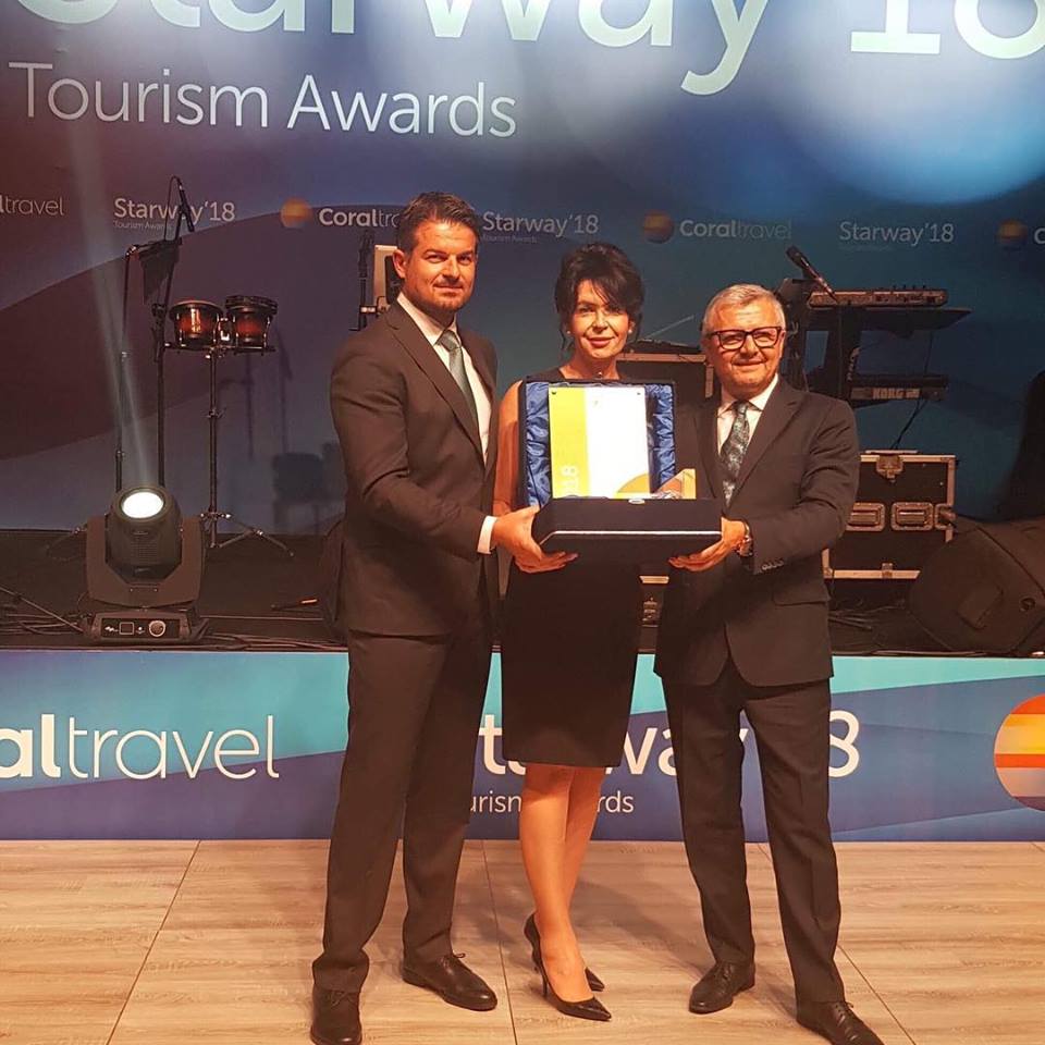 Nagroda za sprzedaż oferty Coral Travel 2018 